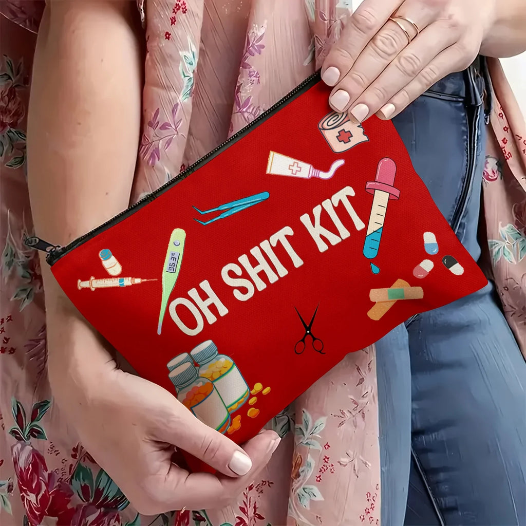 Cute Multi-Functional Zipper Makeup & Jewelry Storage Bag Makeup Organizer Bag PLUSH