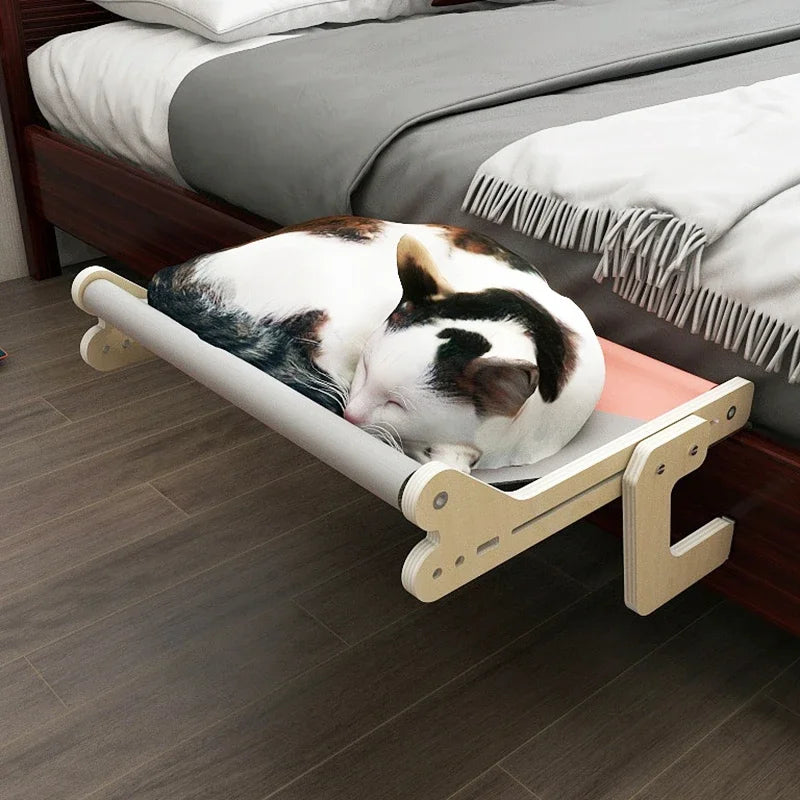 Cat Window Hammock Plush Hanging Nest Bed | Sunbathing Perch Cat Hammock Bed PLUSH