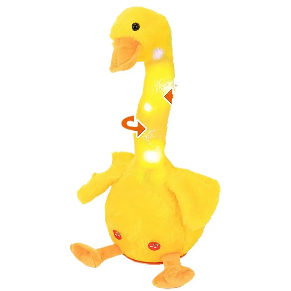 Talking Dancing Duck Plush Toy – Battery-Powered Virtual Pet Electronic Plush Toy PLUSH A