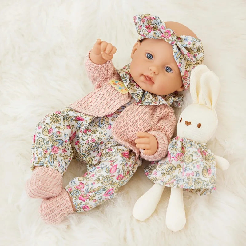30cm Lifelike Reborn Baby Doll – Realistic Vinyl Full Body Gift Reborn Baby Doll PLUSH