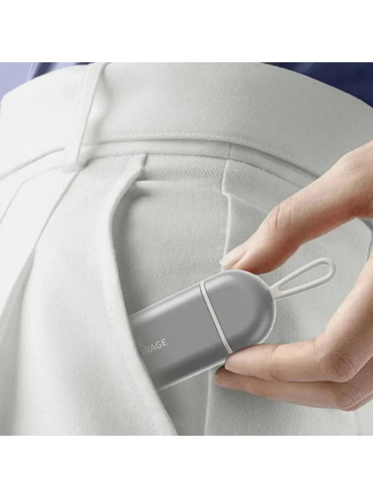 3-Compartment Portable Pill Organizer | Moisture-Proof Travel Case Pill Organizer Case PLUSH