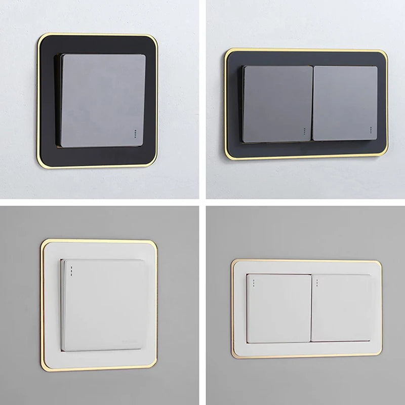 Acrylic Dustproof Switch & Socket Protective Cover Switch Protective Cover PLUSH