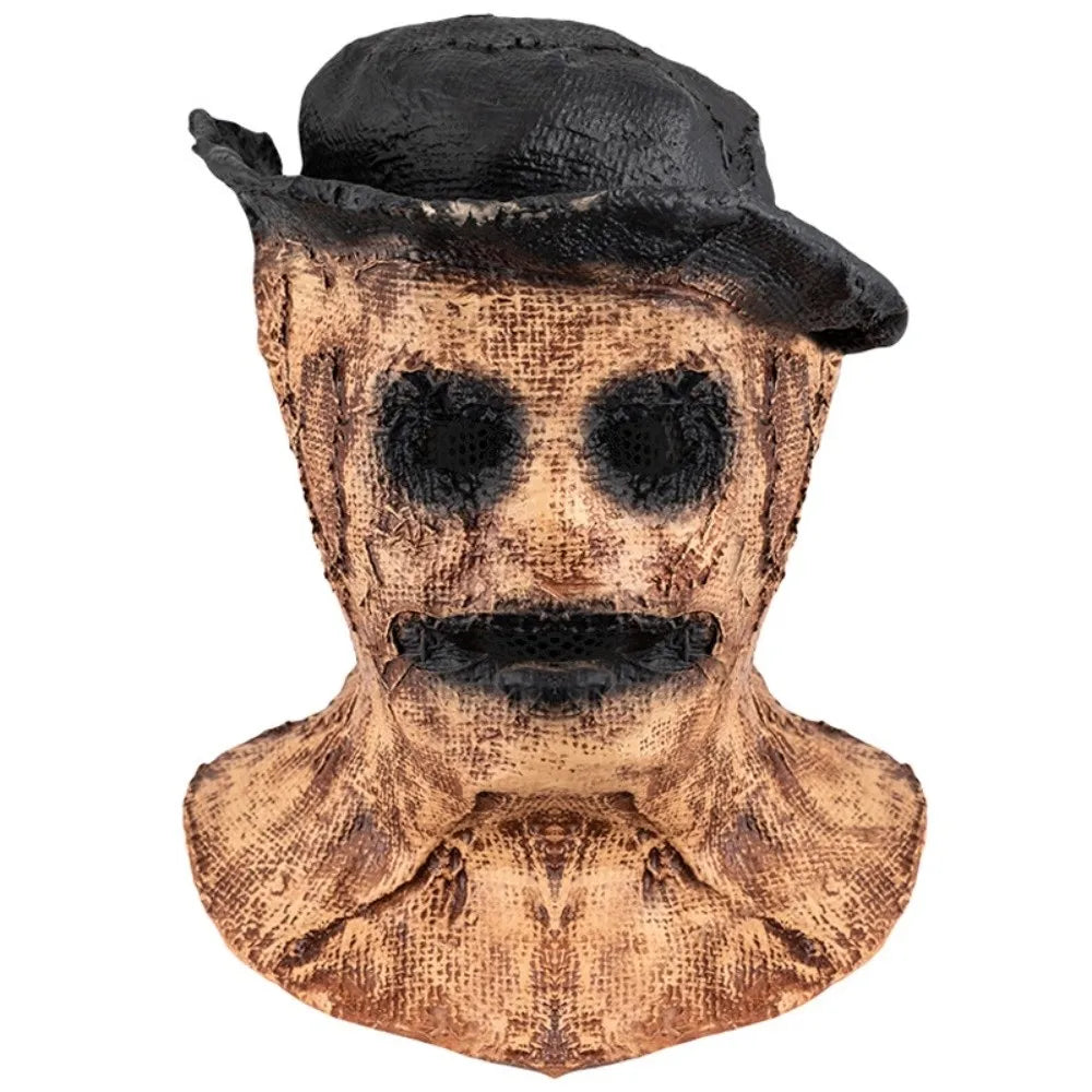 Latex Scarecrow Zombie Halloween Full Head Mask – Cosplay Halloween Latex Mask PLUSH Style 5