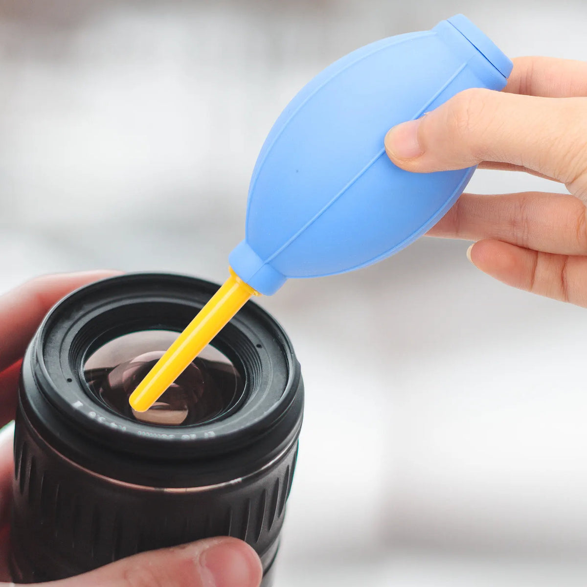 Foxnovo 3-Piece Camera Lens Air Blower – DSLR Cleaning Kit Camera Cleaning Blower PLUSH