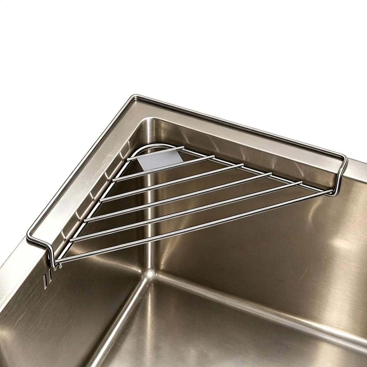 Triangle Corner Dish Drying Rack – Stainless Steel Sink Organizer Dish Drying Rack PLUSH