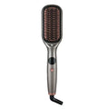 Electric Hot Comb Straightening Brush – Negative Ion Styling Hair Straightening Brush PLUSH Grayish gold UK