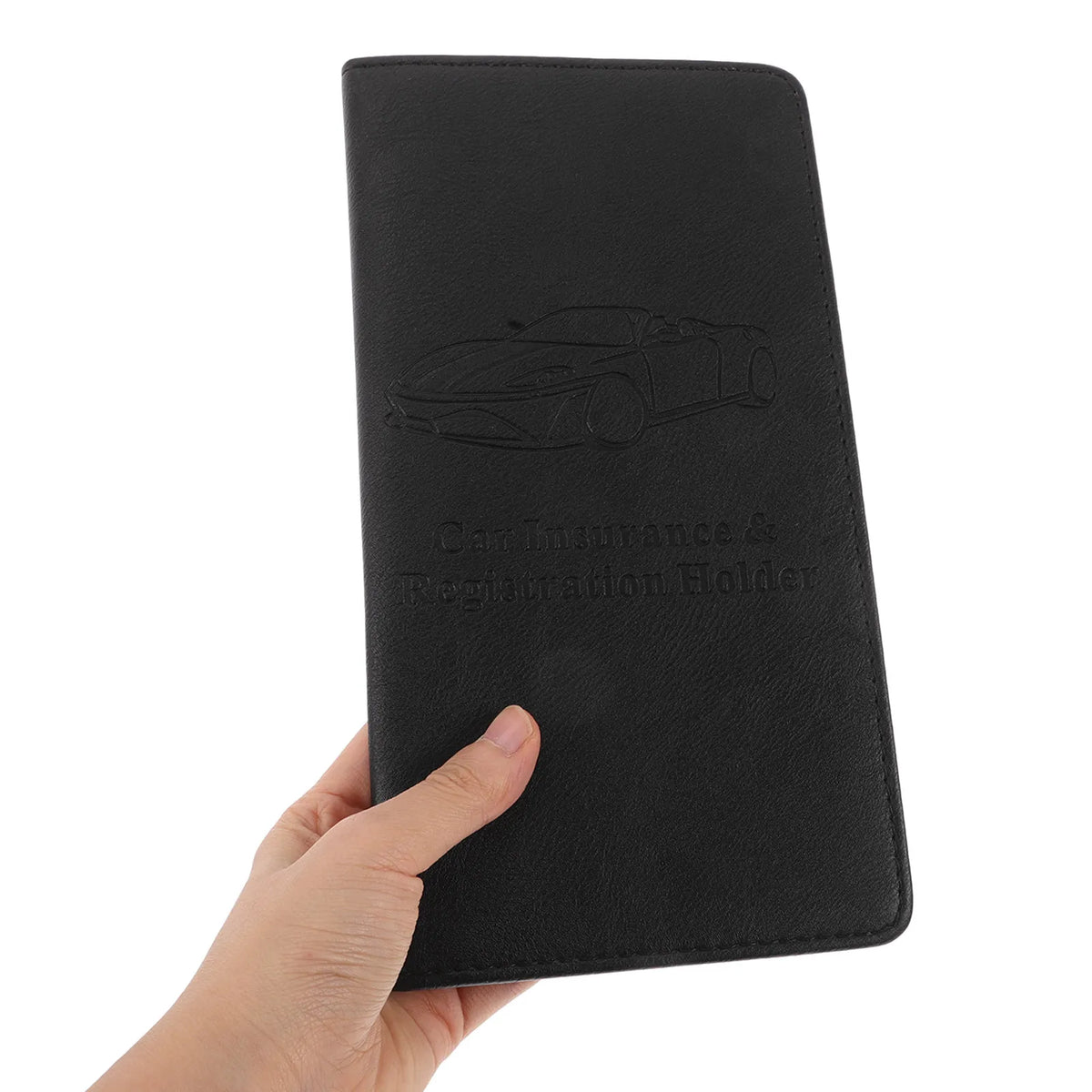 PU Car Document Organizer – Registration & Insurance Card Holder Car Document Organizer PLUSH