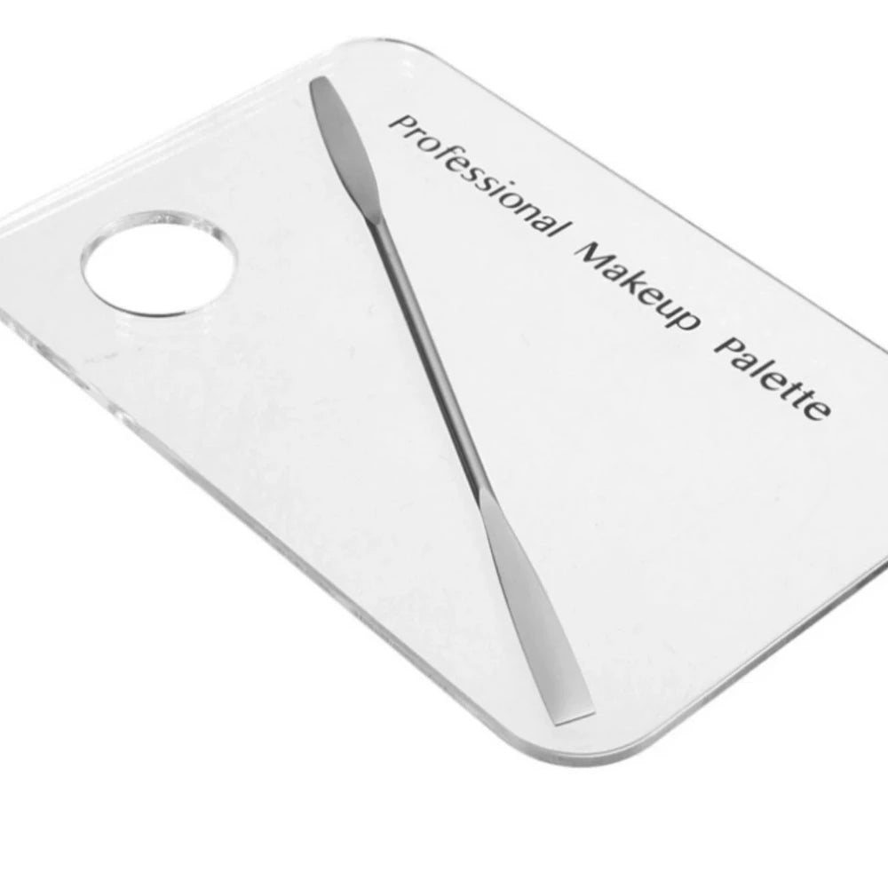 Acrylic Palette Spatula Set – Makeup & Nail Art Mixing Tool Makeup Mixing Palette PLUSH