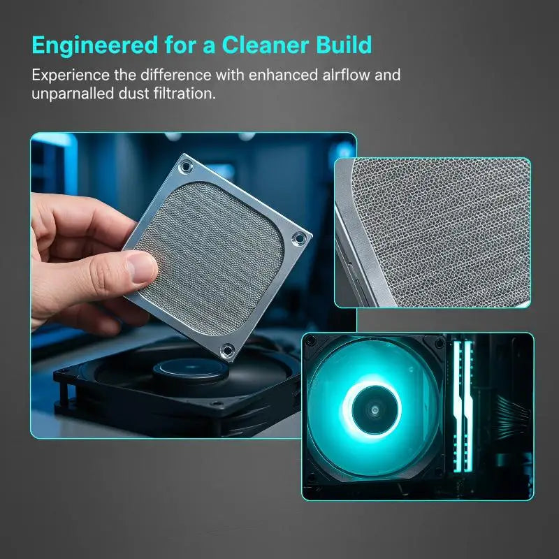 Metal Mesh Fan Dust Filter Guard 60/80/90/120mm PC Server Fan Dust Filter PLUSH