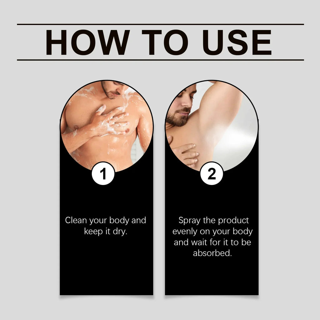 East Moon Sandalwood Men's Deodorant Fragrance Spray 100ml Men's Deodorant Spray PLUSH