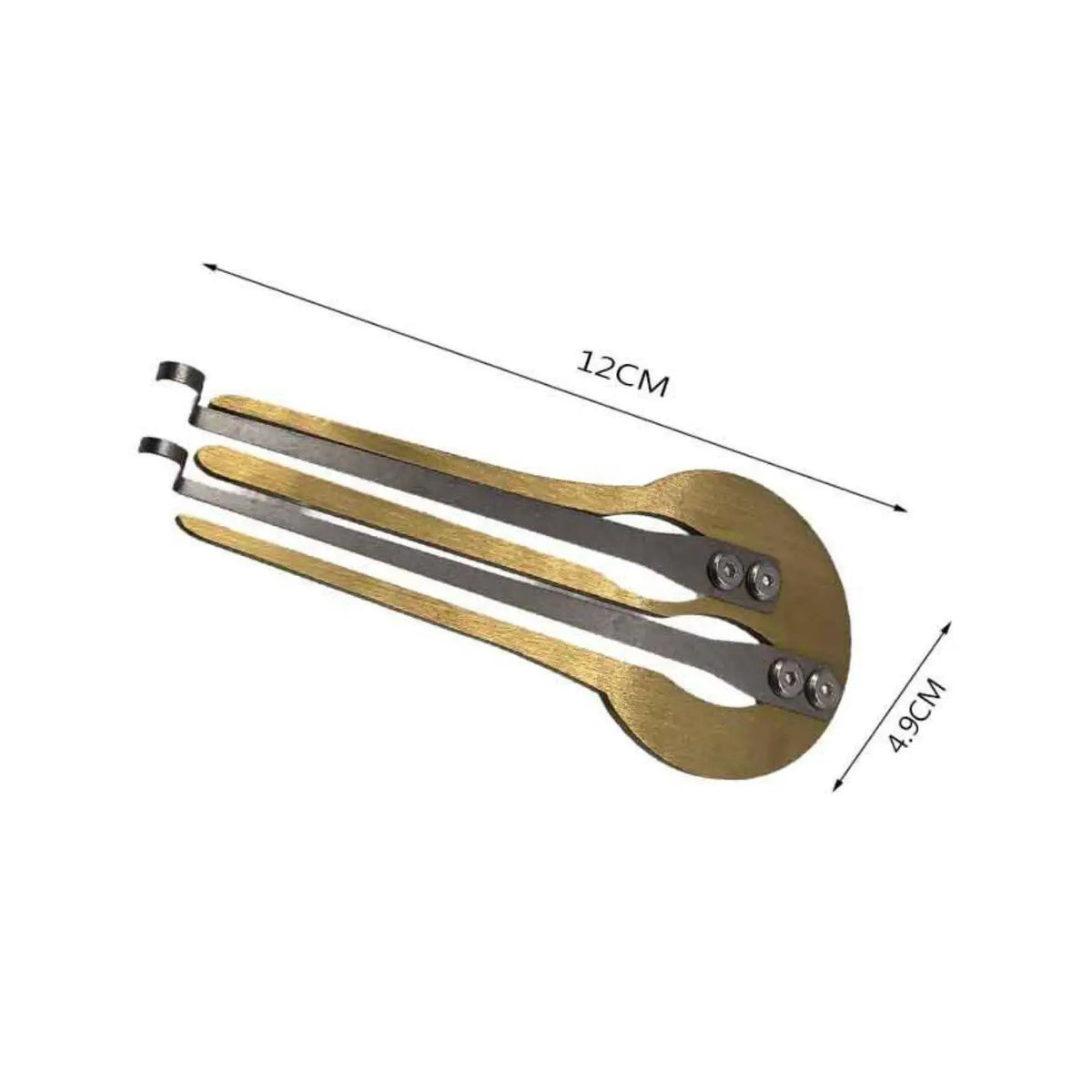 Brass Jaw Harp Folk Mouth Harp – Mini Traditional Instrument Folk Jaw Harp PLUSH