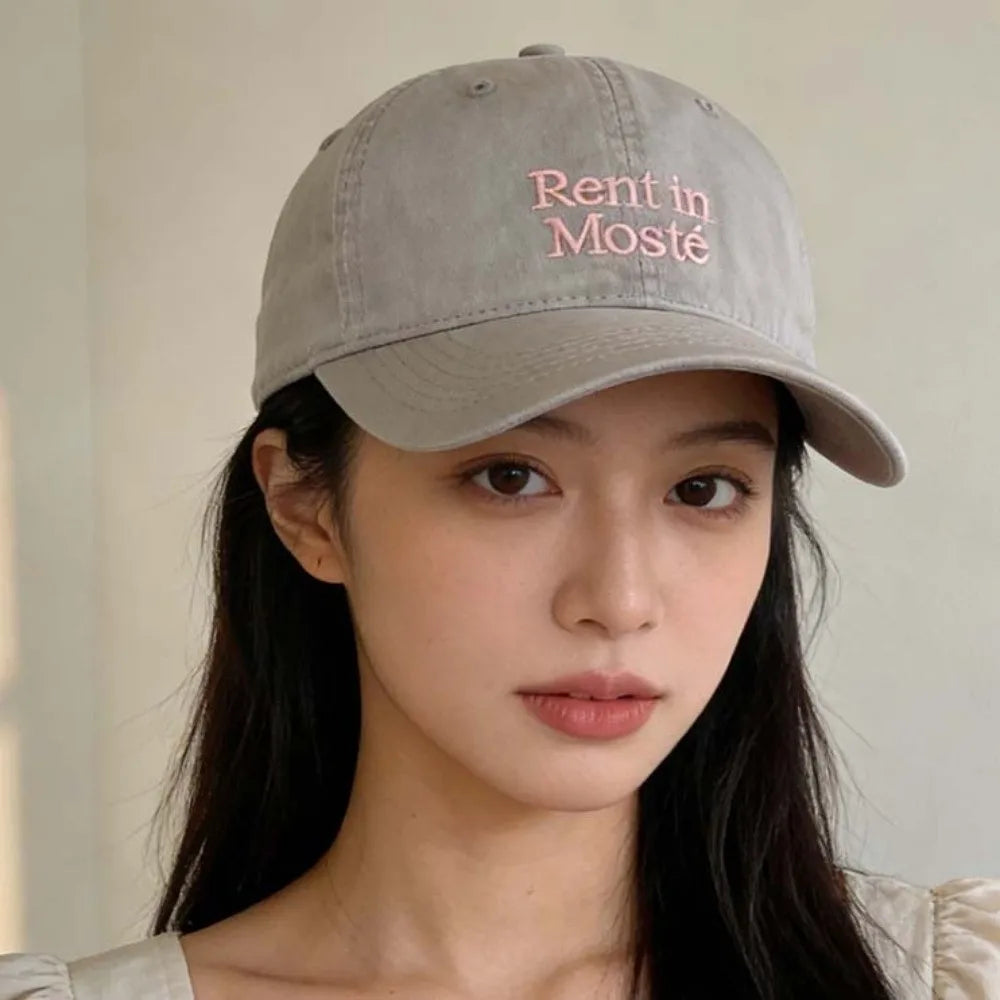 Retro Embroidered Baseball Cap – Unisex Adjustable Low Profile Embroidered Baseball Cap PLUSH