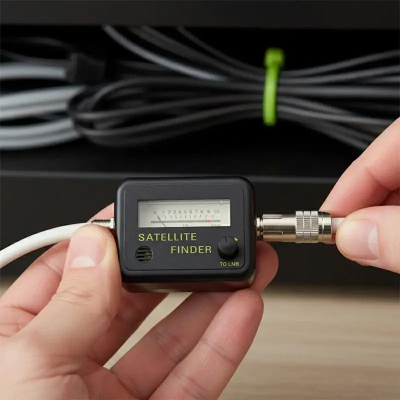 Digital Satellite Finder High-Sensitivity Signal Meter | KOQZM Satellite Signal Finder PLUSH