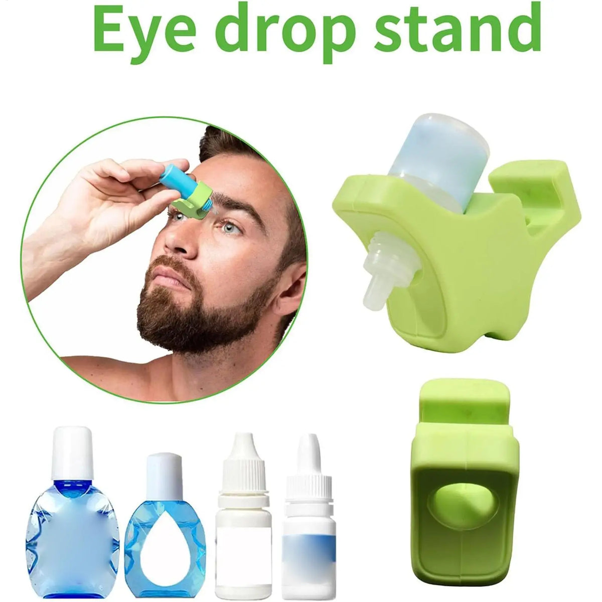 Reusable Eye Drop Guide Applicator Holder | Steady & Precise Eye Drop Applicator PLUSH