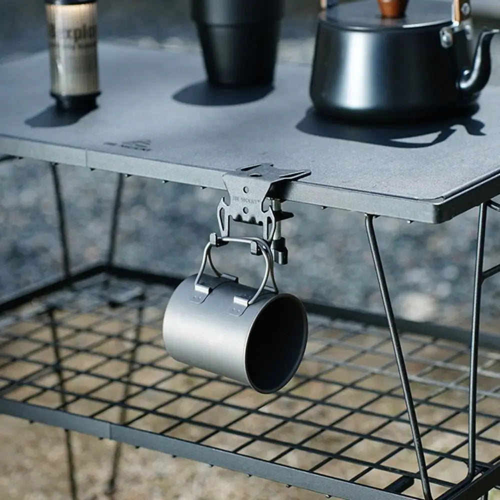 Heavy-Duty Gas Canister Hanging Hook – Camping Table Organizer Camping Canister Hook PLUSH