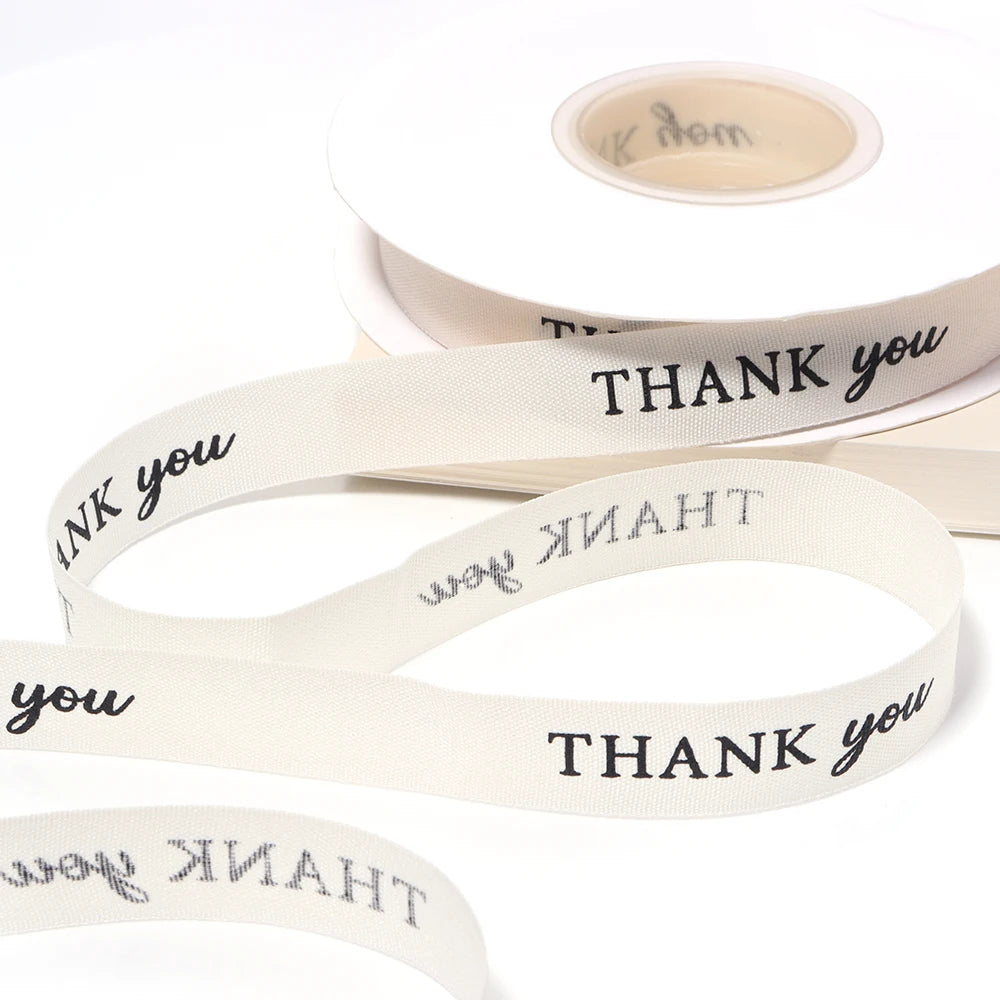 30m Beige Word Letters Printed Ribbon 15mm – DIY Crafts & Gifts Decorative Craft Ribbon PLUSH 09 15mm