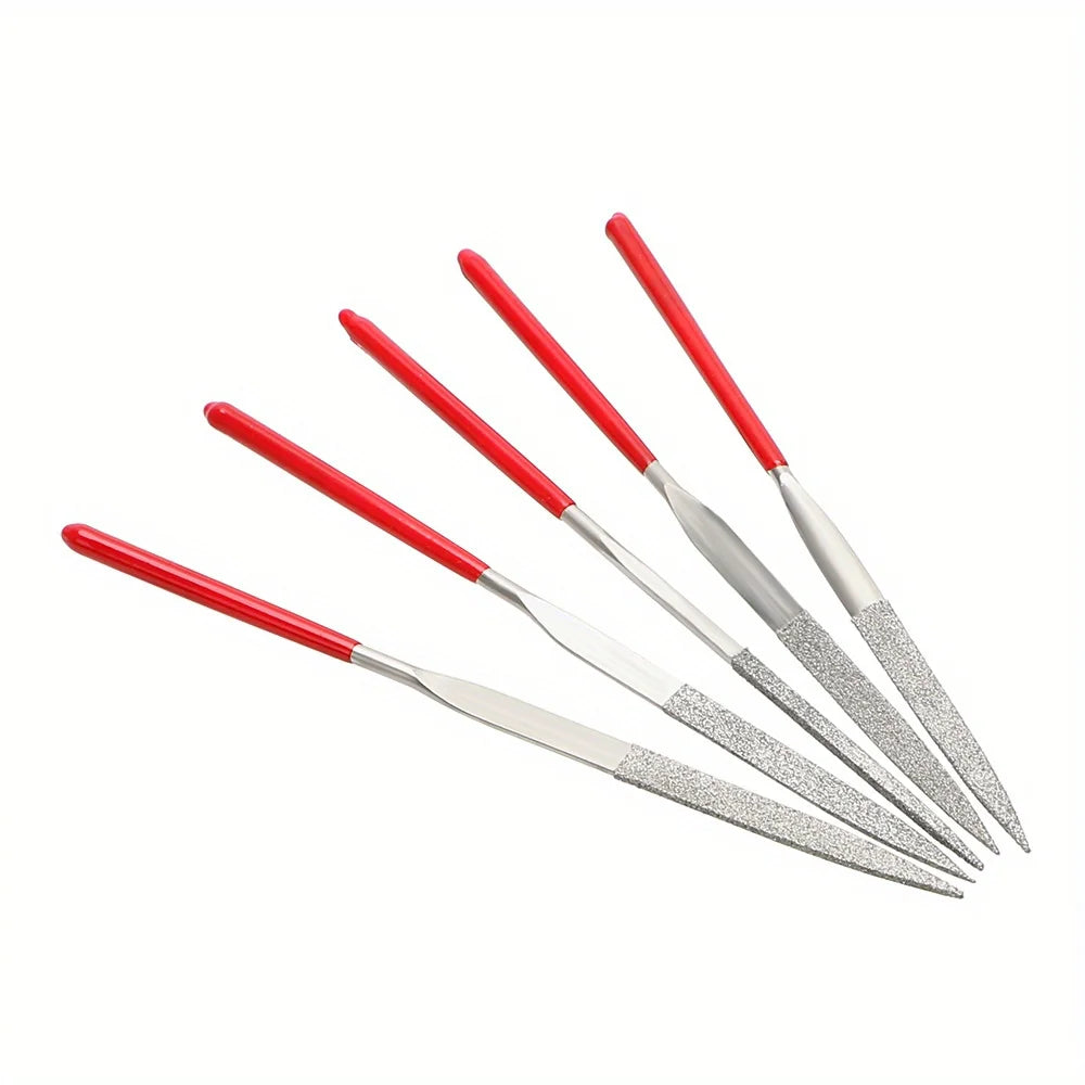 10Pcs Diamond Needle File Set – Jewelry Metal Wood Craft Tool Diamond Needle File Set PLUSH