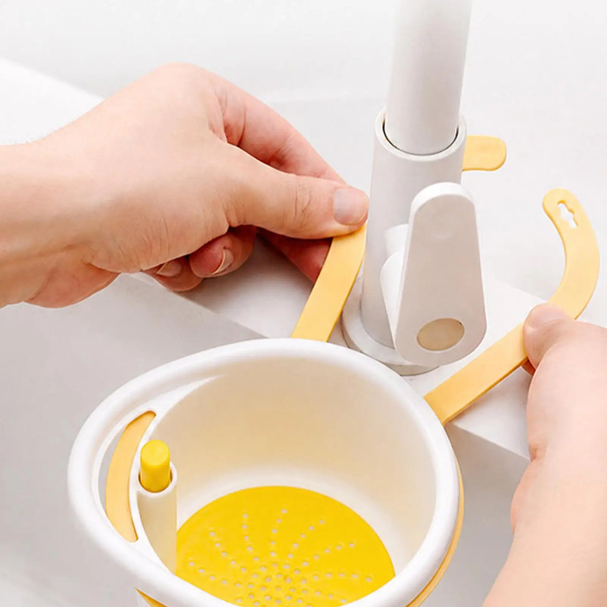 Sink Food Catcher Drain Basket – Hanging Filter & Rack Sink Drain Strainer PLUSH