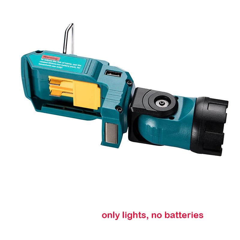 ZUIDID LED Work Light for Makita 10.8V 12V Battery | Spotlight Cordless Work Light PLUSH China Mainland For Makita