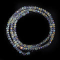 AB Color Faceted Crystal Glass Wheel Spacer Beads – DIY Jewelry Glass Spacer Beads PLUSH 4mm