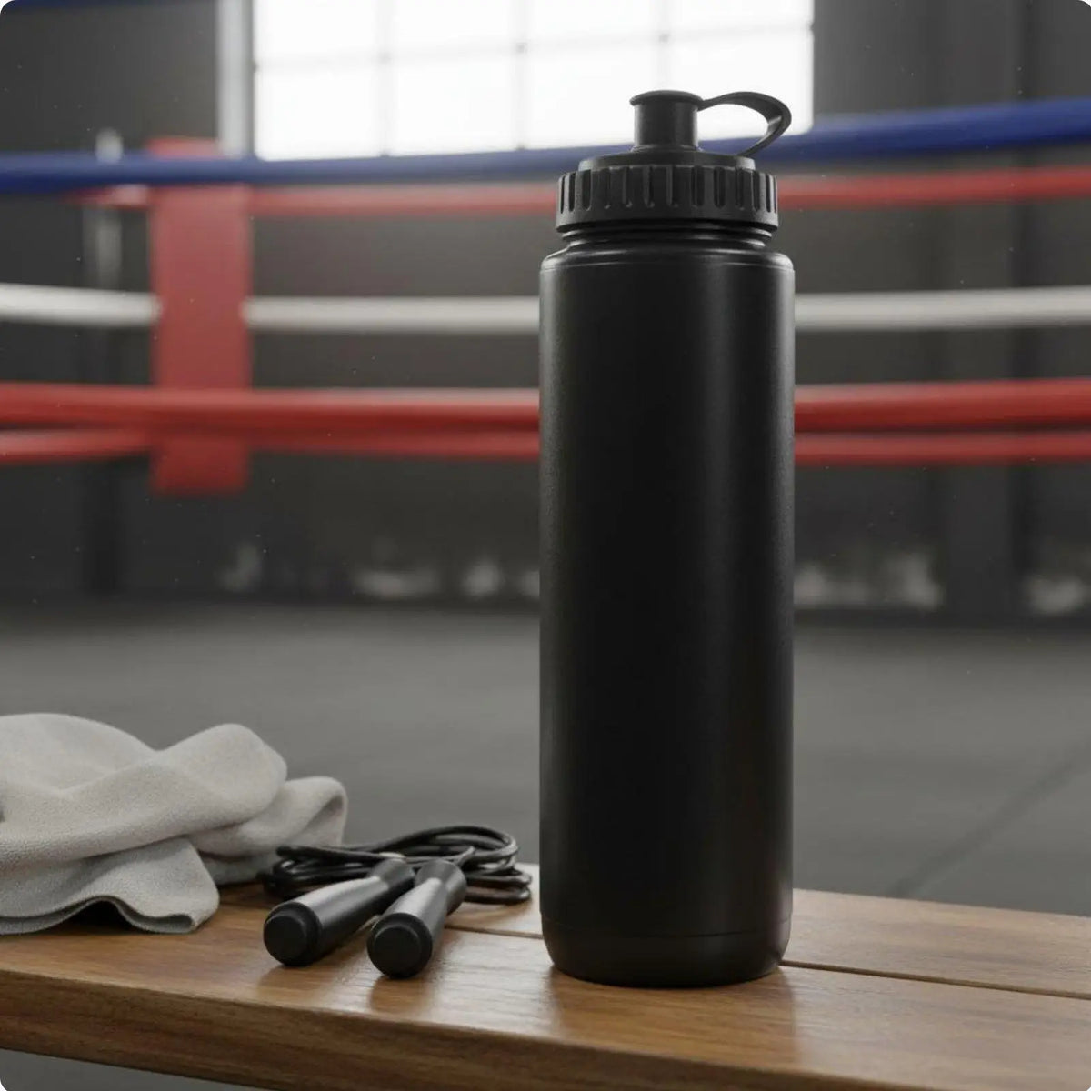 Training Squeeze Sports Bottle – Boxing, Cycling & Outdoor Squeeze Sports Bottle PLUSH BlkStandardNozzla