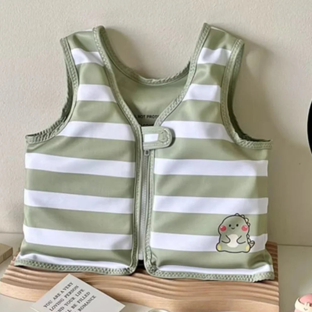 Kids Anti-Rollover Buoyancy Swim Vest | Cartoon Swimming Aid Kids Swim Vest PLUSH