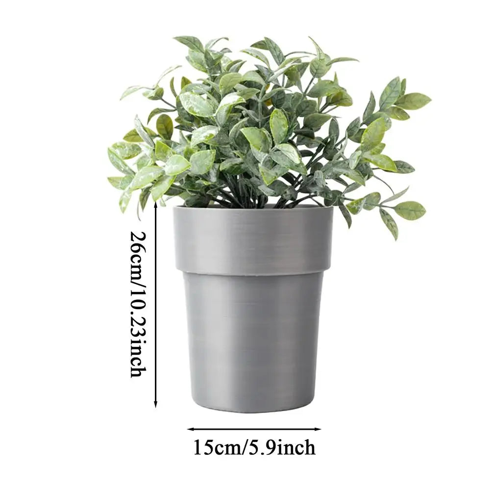 Flower Pot Diversion Safe – Hidden Lock Box for Keys & Money Diversion Safe Box PLUSH Gray