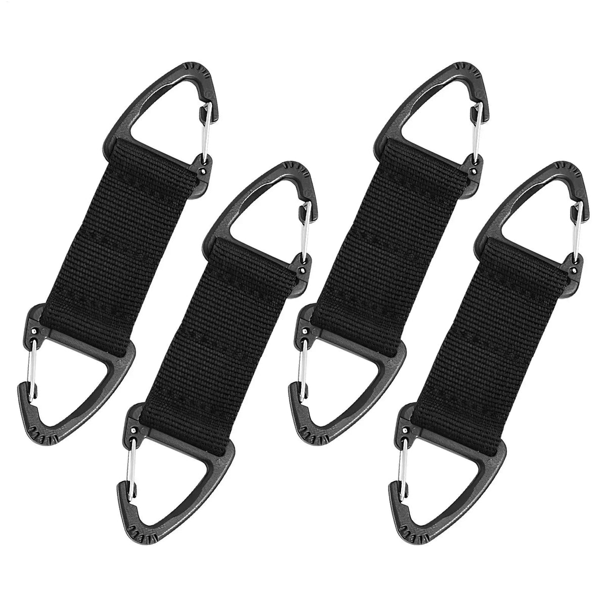 4-Pack Rotatable Carabiner Hook – Quick-Release Belt Clip Carabiner Clip PLUSH