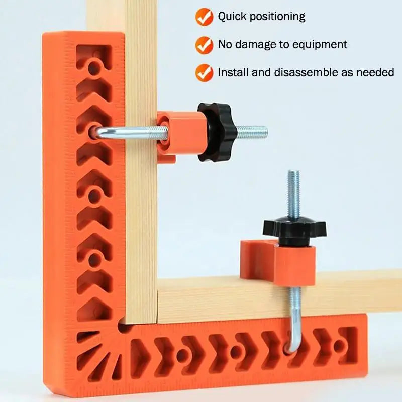 Woodworking Right Angle Clamp Squares 3in – 4pcs Positioning Set Woodworking Clamp Square PLUSH