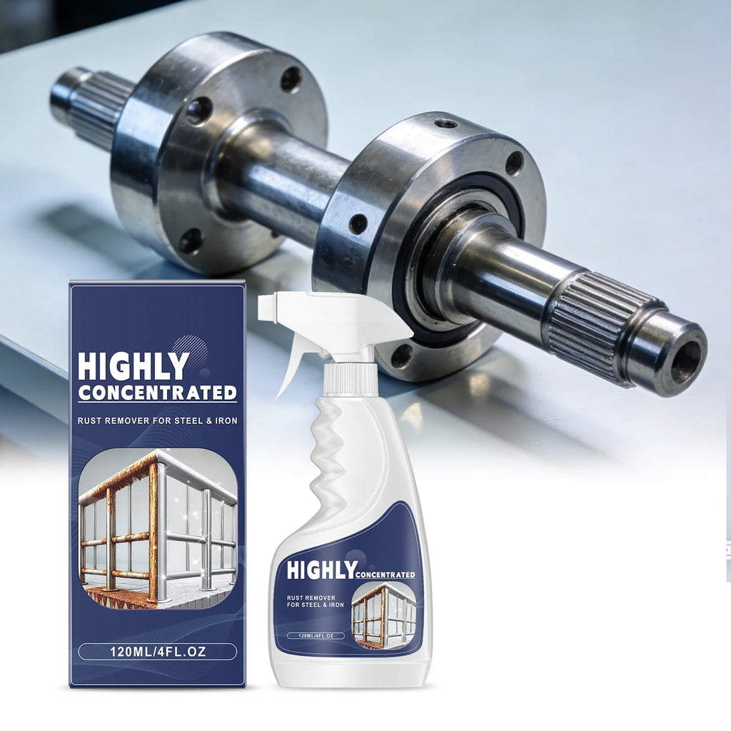 Metal Rust Remover Spray – Fast-Acting Multi-Surface Dissolver Rust Remover Spray PLUSH 3PCS 120ml