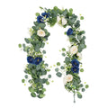 180cm Artificial Flower Vine Garland – Lifelike Hanging Plant Artificial Flower Garland PLUSH Blue