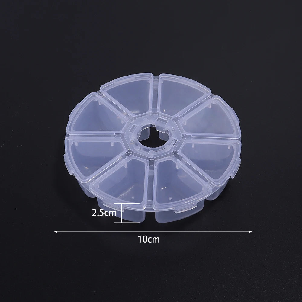 Transparent Plastic Jewelry Storage Box | Adjustable Organizer Jewelry Storage Box PLUSH Style 4