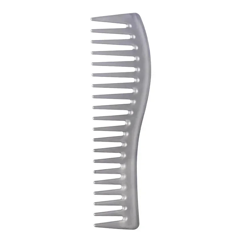 Wide Tooth Resin Comb for Curly, Thick & Wet Hair Styling Wide Tooth Comb PLUSH sliver