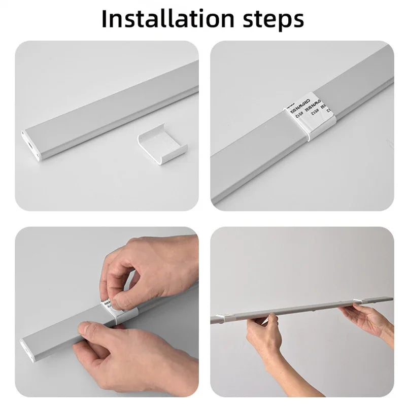 LED Motion Sensor Cabinet Night Light – USB Rechargeable LED Night Light PLUSH