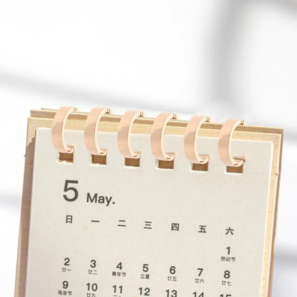 10pcs Metal Binder Rings – Calendar Ring Clips & Clasps Metal Binder Rings PLUSH China Mainland