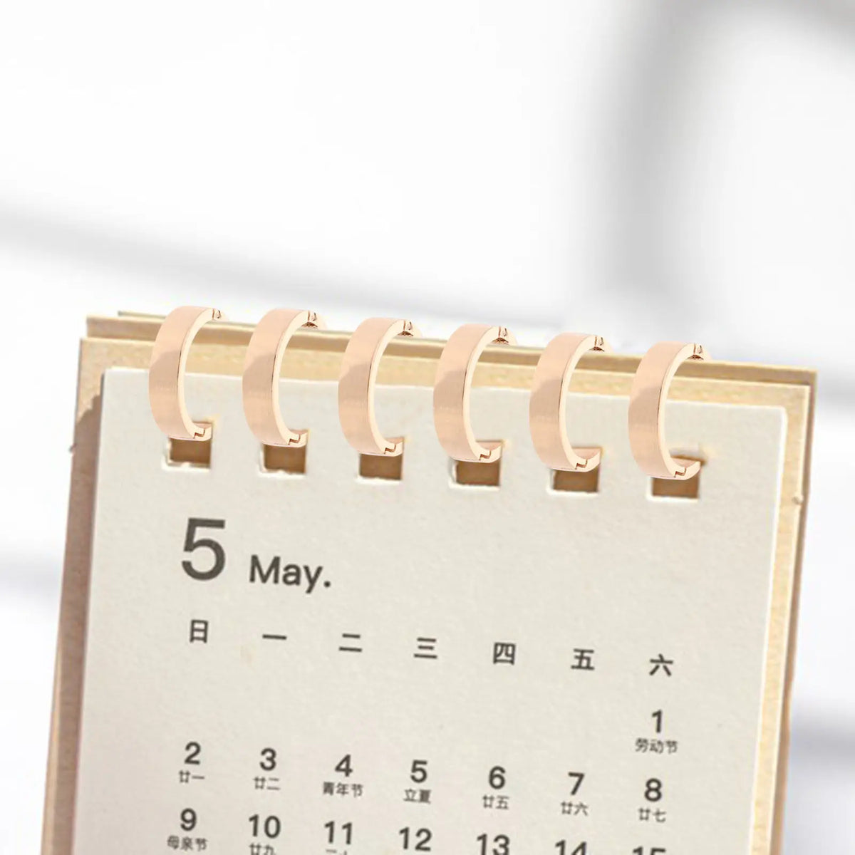 10pcs Metal Binder Rings – Calendar Ring Clips & Clasps Metal Binder Rings PLUSH China Mainland