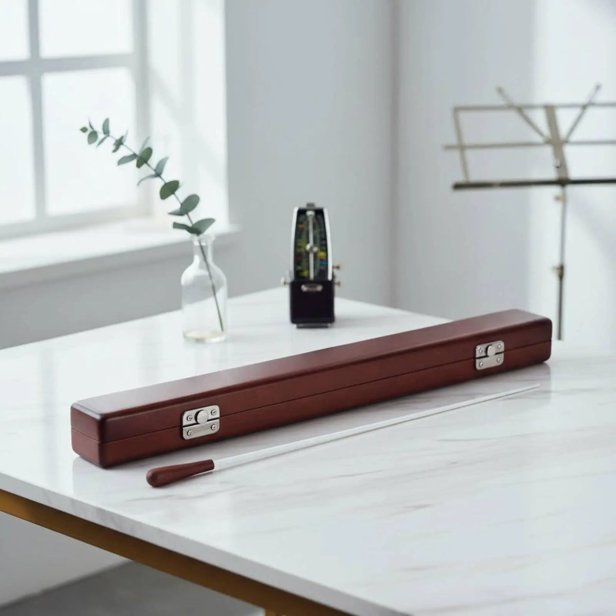 Wooden Conductor Baton with Box – Concert & Rehearsal Set Conductor Baton Set PLUSH