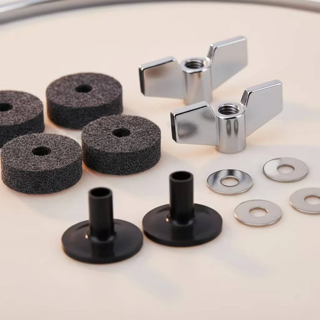 12-Piece Drum Hardware Kit – Wing Nuts, Felts & Washers Drum Hardware Kit PLUSH