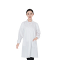 Women's Cotton Work Coat – Lab & Food Factory Uniform S–4XL Work Coat PLUSH White-XL