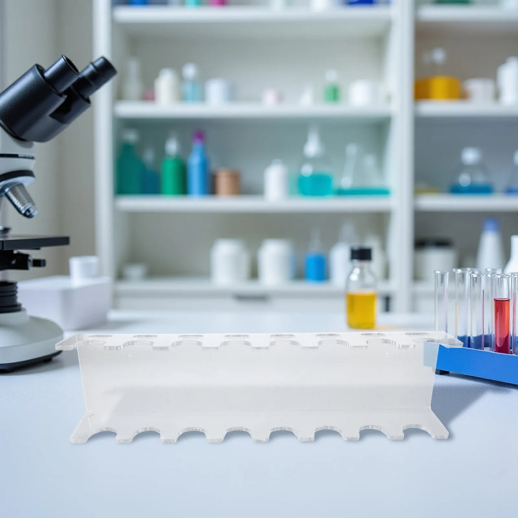 Adjustable Lab Pipette Holder Rack – 8-Slot Wall Mount Lab Pipette Rack PLUSH