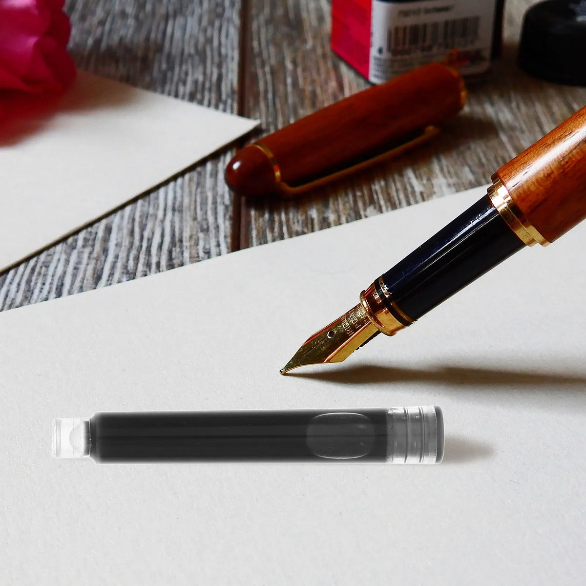 100pcs Erasable Fountain Pen Ink Refills – Bulk Black Pack Pen Ink Refills PLUSH Default Title