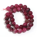Watermelon Tourmaline Natural Stone Beads 6–12mm | DIY Jewelry Natural Stone Beads PLUSH 12mm