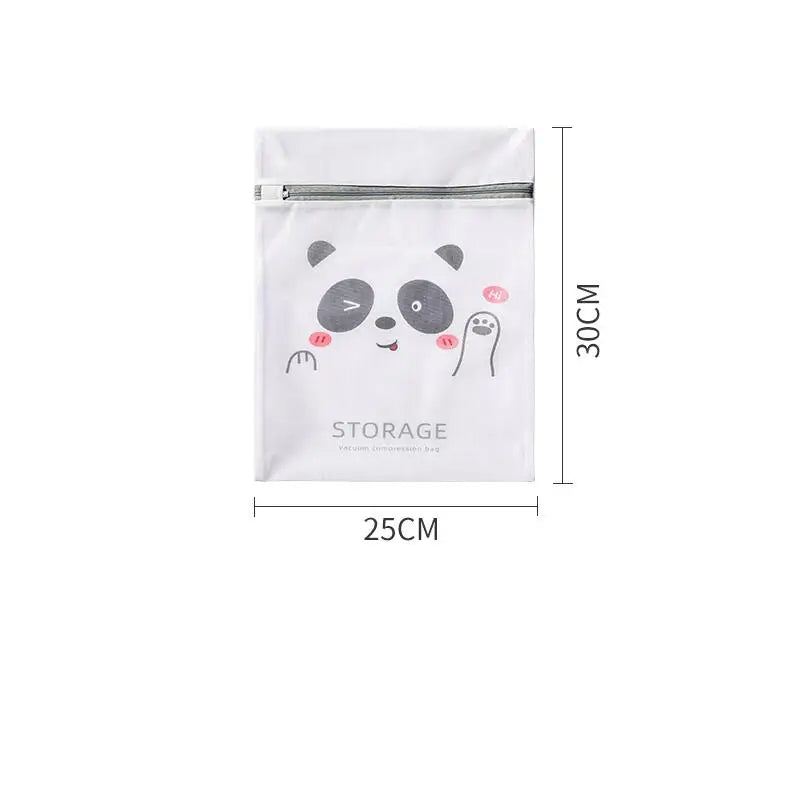 Panda Mesh Laundry Bag – Zip Wash Bag for Bras & Delicates Mesh Laundry Bag PLUSH Laundry bag 2530