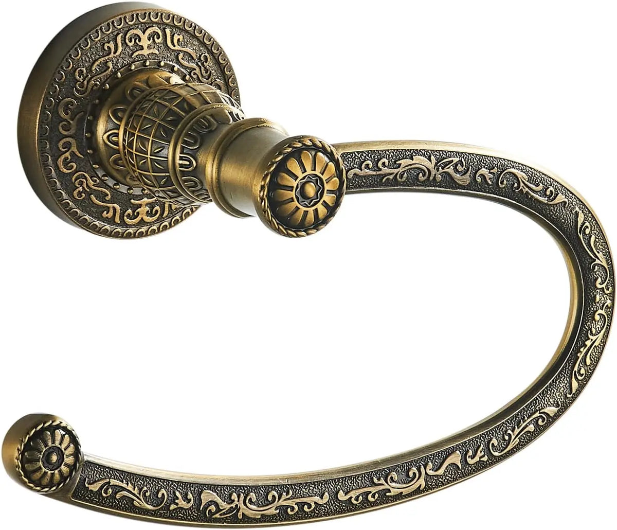 Wall Mounted Antique Bronze Towel Ring – Zinc Alloy Bathroom Bathroom Towel Ring PLUSH Antique Bornze