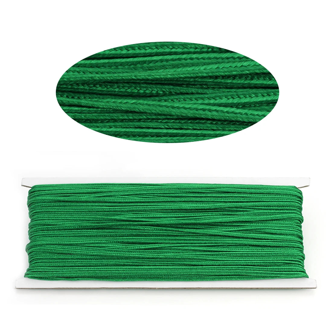 30 Yards Soutache Braided Cord 3mm – Multicolor DIY Jewelry Braided Jewelry Cord PLUSH Green