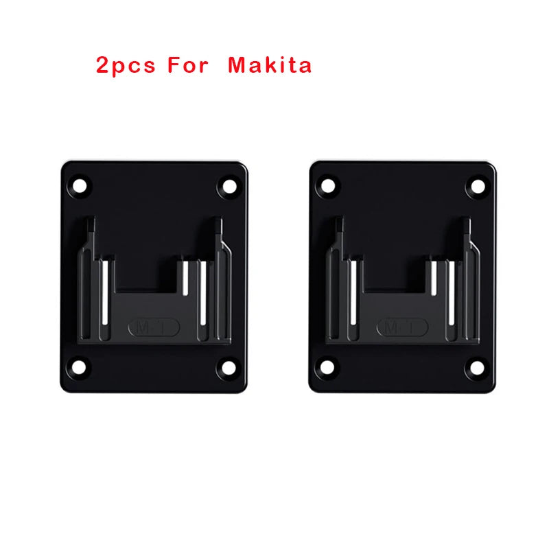 2pc 18V Battery Wall Mount Holder Rack – Makita Bosch Milwaukee Battery Wall Mount Holder PLUSH For Makita China Mainland