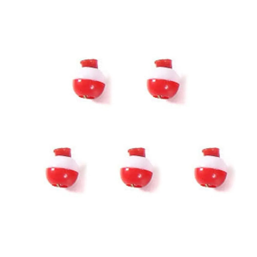 Red White Plastic Fishing Bobber Float Ball Set – 7 Sizes Fishing Bobber Set PLUSH 13mm-5pcs