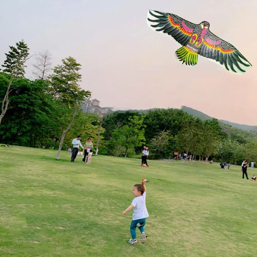 Large Eagle Kite with 30m Line – Outdoor Toy for Kids & Family Outdoor Flying Kite PLUSH