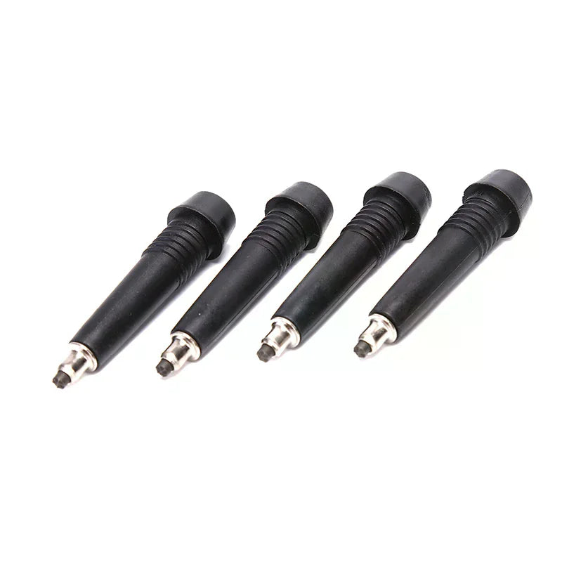 4pcs Tungsten Carbide Trekking Pole Tips – Nordic Walk Replacement Trekking Pole Tips PLUSH