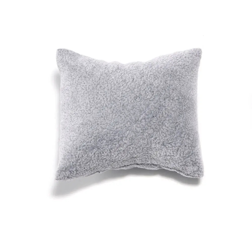 Velvet Jewelry Display Pillow – Bracelet & Bangle Cushion Stand Jewelry Display Stand PLUSH Grey Velvet 8.5X8cm
